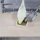 21.7 × 13.8 Inches Large Bird Perch Stand Platform, Natural Wooden Small Animals Cage Accessories, Rectangle Stand Perch Shelf for Parrot Parakeet Cockatiel Rat Hamster Guinea Pig Conure Chinchillas