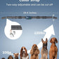 Jugbow Dog Shock Collar 2 Dogs (10-120Lbs) - 4200FT Dog Training Collar with Remote IPX7 Waterproof Electric Collar with 4 Training Modes, Rechargeable e-Collar for Lager Medium Small Dog Cyan Blue