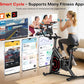 Exercise Bike, CHAOKE Quiet Magnetic Resistance 300LB Capacity Stationary Bike for Home with App Compatible, Indoor Bike with Comfortable Seat and Digital Display