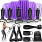 HPYGN Resistance Bands, Exercise Bands with Handles, Fitness Bands, Workout Bands with Door Anchor and Ankle Straps, for Heavy Resistance Training, Physical Therapy, Shape Body, Yoga, Home Workout Set