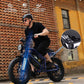 Qlife Electric Bike for Adults-1500W Peak Motor 20" Fat Tires 28MPH(Unlock to 35MPH) EBike Moped, 624-1248Wh Removable Battery Bicycle, with Dual Suspension & Brakes Motorcycle, 7-Speed,Spark