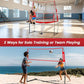 Volleyball Training Equipment, Volleyball Practice Net System Update Freely Adjustable, Portable Volleyball Net for Backyard Indoor Outdoor Hitting Serving Passing Practice