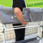 Elevated Dog Bathtub, Portable Dog Washing Station for Home with Towel Bar & Storage, Folding Pet Bath Tub for Small & Medium Dogs