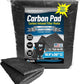 Aquarium Carbon Pad - Cut to Fit Carbon Infused Filter Pad Media for Crystal Clear Fish Tank and Ponds (10.5 Inch Width, 36 Inch Long)