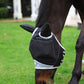 T TEKE Fine Mesh Horse Fly Mask w/Ears, UV Blocking 3D Eye Visor with Extra Fleece Cushioned Forehead, Protection from Insect Pests