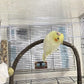 Parrot Perch Stand Bird Cage Stand Pole Natural Wild Grape Stick Grinding Paw Cage Accessories for Parakeet Cockatiels Budgies Conure Lovebirds Platform (U-Shaped)