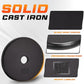 Yes4All Standard 1" Cast Iron Weight Plate - Ideal for Strength Training - Multiple Weight: 5LB to 25LB (Single & Set of 4)