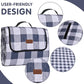 Extra Large Picnic Blanket 80''x 60'' Picnic Mat Waterproof Sand Proof Foldable for Beach, 5-Layer Outdoor Blanket for 6 to 8 Adults,Camping Lawn Hiking Travel Park Music Festival Wedding Mats(Gray)