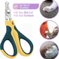Mr. Pen Cat Nail Trimmer - Yellow & Gray Cat Claw Clippers for Pets & Kittens