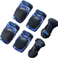 Simply Kids Knee and Elbow Pads with Wrist Guards, HardSoft Pad Tech. - CPSIA Certified Protective Gear Set - Inline Roller Skate Skateboard Bike Knee Pads for Kids Child Girls Boys Toddler Youth