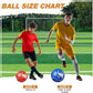 6 Pcs Operation Christmas Soccer Ball Bulk with Pump Needles, Size 3 4 5 Deflated Soccer Ball Gift for Youth Adult Game Training Practice Christian Charity Donation Supplies