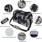 Pet Carrier for Small Dogs and Cats - Soft-Sided Travel Kennel, Portable Foldable Bag (Large)