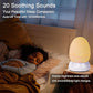 Upgraded Dinosaur Egg Alarm Clock/Digital Clock/Night Light/Music & White Noise Aid Sleep Machine/Bluetooth Speaker, Decor Ideal & Unique Lamp for Bedroom/Living Room, Gifts for Kids