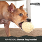 Barkbox Super Chewer Tough Dog Chew Toys for Aggressive Chewers, Plush 2 Toys in 1 (Potato - Small)