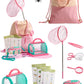 ROBUD Kids Explorer Kit, Bug Catcher Kit with Bag Kit, Pink Outdoor Exploration Set for Camping, Montessroi Toy for Kids Coming Closer to Nature，WRP28