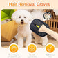 Pet Hair electrostatic Hair Removal Gloves, Suitable for Removing Dog Hair from Sofas, Curtains and Carpets.2pcs