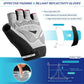 KINGSBOM Breathable Cycling Gloves, Shock-Absorbing Bike Gloves with Light Silicone Gel Pad, Anti-Slip Bicycle Gloves for Men and Women