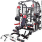 MiM USA Hercules EX, Commercial All in One Gym Machine w/400 lb Weight Stack, Adj Bench, Jammer Arms, Leg Press, Leg Extension, Arm Curl, LAT Seat & Complete Attachment
