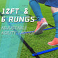 Kids Soccer Goal for Backyard, 6x4 9x5 FT Portable Soccer Nets Pop Up with Ball, Agility Ladder, Cones, Target & Carry Bag for Toddler Youth Outdoor Indoor Training Practice Sports Games Play