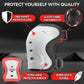 SKATEWIZ Skating Protective Gear Adults & Kids [6pc] incl. Knee Pads, Elbow Pads Wrist Guards for Roller Skating & Skateboarding