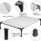 Soft Mesh Elevated Pet Bed for Large Medium Dogs Outdoor Resting Cot with Water-Resistant, Air-Permeable, Cooling and Anti-Skid Portable Dog Bed, Up to 80 lbs,33.3" L x 25.2" W x 6.9" H, Gray