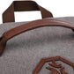 Kalesi Gym Duffle Bag Backpack 4-Way Vintage canvas with Shoes Compartment for travel Sport Hiking laptop (Vintage grey)