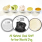 The Blissful Dog Black Pug Nose Butter for Dry, Cracked Skin, Lick-Safe Dog Nose Balm with Moisturizing Shea Butter, Almond, Olive, and Essential Oils, Pet Supplies, Uncented, 8 oz.