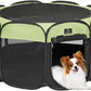 A 4 Pet Portable Cat Playpen for Small Dogs, 27" Small Kitten Playpen, Suitable for Puppy/Cats/Rabbit/Chick, Cat Play Pen with Mesh Panel(11”W × 7.5”H)