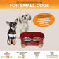 Neater Pet Brands Neater Feeder Deluxe Mess Proof Dog Bowls Elevated for Small Dogs Under 19 lbs, Made in USA, No Spill Raised Dog Food Bowl Stand Feeding Station, Food and Water Bowl Set, Cranberry