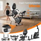 Recumbent Exercise Bike for Home Use, Quiet Recumbent Stationary Bikes for Adults & Seniors, 16-Level Resistance, Adjustable Seat, Supports 400LB, Pulse Sensors & LCD Display