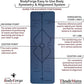 BodyForge Yoga Mat Thick Exercise Mat Thick 8mm TPE Eco-Friendly with Alignment Marks Non-Slip Extra Thick High-Density for Women and Men Workout Pilates