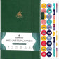 Clever Fox Wellness Planner - Weekly & Daily Health and Wellness Log, Food Journal & Meal Planner Diary for Calorie Counting, Notebook for Medical Condition Tracking, A5-Sized - Forest Green