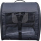 Fabric Portable Pet Kennel/Shelter, Single, Black 20"x20"x19.5" - Car Seat-Belt Fixture Included