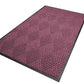WaterHog Diamond | Commercial-Grade Entrance Mat with Rubber Border – Indoor/Outdoor, Quick Drying, Stain Resistant Door Mat (Bordeaux, 3' x 12')