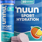 Nuun Sport Electrolyte Tablets with Magnesium, Calcium, Potassium, Chloride & Sodium, Gluten Free & Vegan, Tropical, 8 Pack (80 Servings Total)