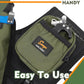 SUNYA Archery Hip Quiver for Arrows. Includes 3 Tubes Arrow Holder, Accessories Pockets and Waist Belt. Fit for Compound and Recurve Bow Practice.