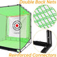 Golf Practice Hitting Nets for Backyard Driving Indoor Use Heavy Duty Practice Golf Driving Nets for Backyard Premium Portable Golf Impact Nets Cages with Frame