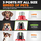 Dog Nail Grinder with 2 LED Lights Powerful 2 Speeds Super Quiet Dog Nail Trimmers with 3 Grinding Wheels Rechargeable Pet Dog Nail Clippers for Large Medium Puppy Dogs Dog Nail File Cat Nail Clipper