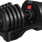 Yaheetech Adjustable Dumbbell Set 28/40/52.5/90LBS Adjustable Dumbbells Fast Adjust Dumbbell Weight Set with Anti-Slip Handle and Tray for Men/Women Home Gym Strength Training Equipment Single/Pair