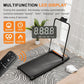 Walking Pad Treadmill, Adjustable 10% Incline 450LBS Capacity, 3.5HP 4 in 1 Portable Treadmills for Home Office, Under Desk Treadmill with Handle Bar, LED Display Remote Control