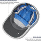 GADIEMKENSD Reflective Folding Outdoor Hat Unstructured Design UPF 50+ Sun Protection Sport Hats for Womens and Mens
