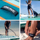 Inflatable Paddle Board 11 '* 34 "* 6" Extra Wide Sup Board, 420lb Capacity Paddle Board for Adults, Suitable for Sea and Lakes, 2+1Family Board