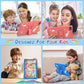Kids Tablet 10 inch, Android 15 Tablets for Kid, Parental Control, Pre-Installed Kiddos Software & Kids Space, Includes Case & Stylus Pen, 12GB RAM 64GB ROM, 2TB Expand, HD IPS Screen(Blue)