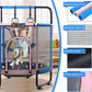 YORIN Trampoline for Kids 66'' 60'' 55'' Toddler Mini Small Trampoline Outdoor Indoor Trampoline W Basketball Hoop, Swing, Adjustable Gymnastics Bar, Gift for Baby, Toddlers & Kids