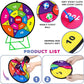 Large Dart Board for Kids, Kids Double-Sided Dart Board with Sticky Balls and Darts, Indoor/Outdoor Sport Fun Party Play Game Toys, Gifts for 3 4 5 6 7 8 9 10 11 12 Year Old Boys Girls