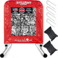 Heavy-Duty 9 Hole Pro Style Baseball & Softball Pitching Net with Strike Zone Target - Adjustable Portable Design for Training, Includes 4 Stakes & 2 Sandbags