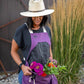 Roo Gardening Apron with Pockets & Harvesting, Picking Pouch - Adjustable, Water-resistant, Washable Canvas Cotton