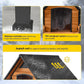 AIVITUVIN Outdoor Dog House with Anti-Chewing Iron Surround Insulated Liner Dog Kennel for Large Breed Dog Shelter Weatherproof (Brown 50.9" D x 37.4" W x 37.2" H)