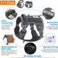 Heavy Duty Tactical Dog Harness for Large Dogs, No Pull Adjustable Pet Harness Reflective Service Training Easy Control Pet Vest Military K9 Working Dog Harnesses-X- Large, Black