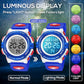 Kids Watch,Boys Watch for 3-15 Year Old Boys,Digital Sport Outdoor Multifunctional Chronograph LED 50 M Waterproof Alarm Calendar Analog Watch for Children with Silicone Band,Kids Gift